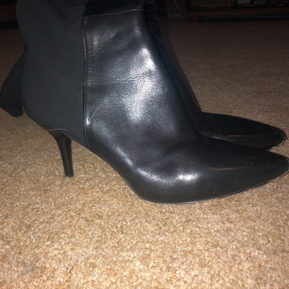 Via Spiga tall leather heeled boots